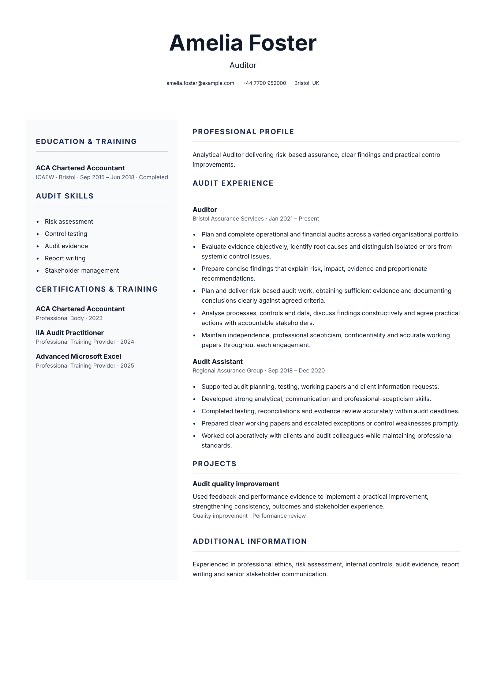 Care coordinator CV