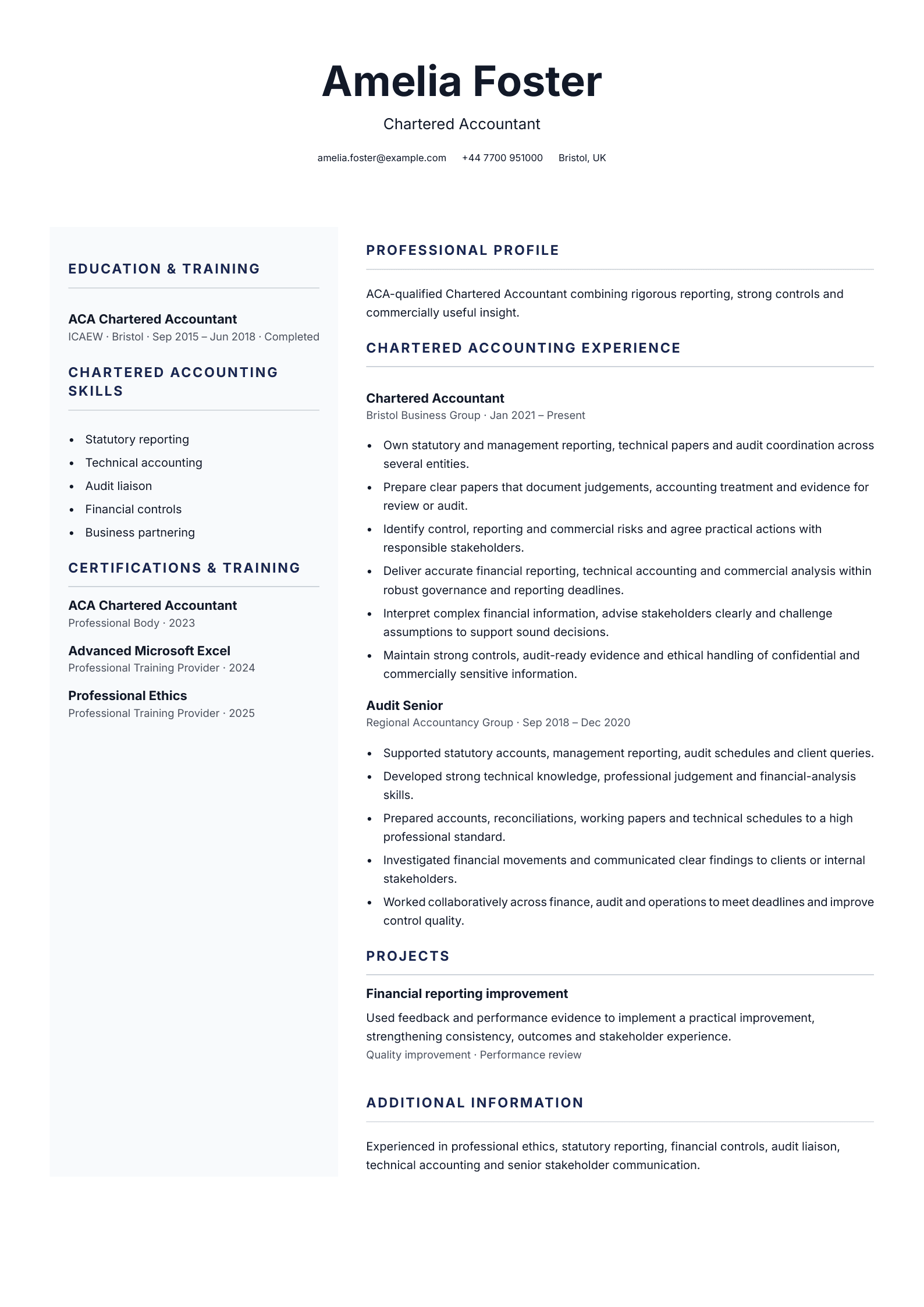 Care coordinator CV