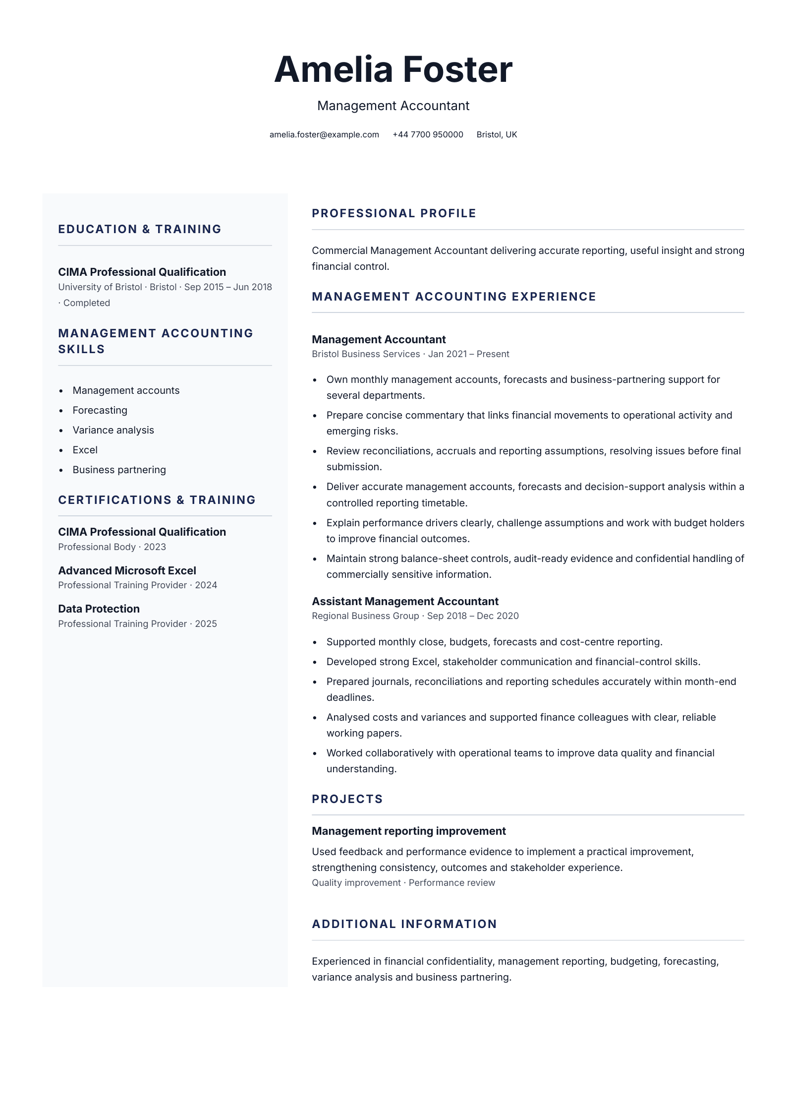 Care coordinator CV