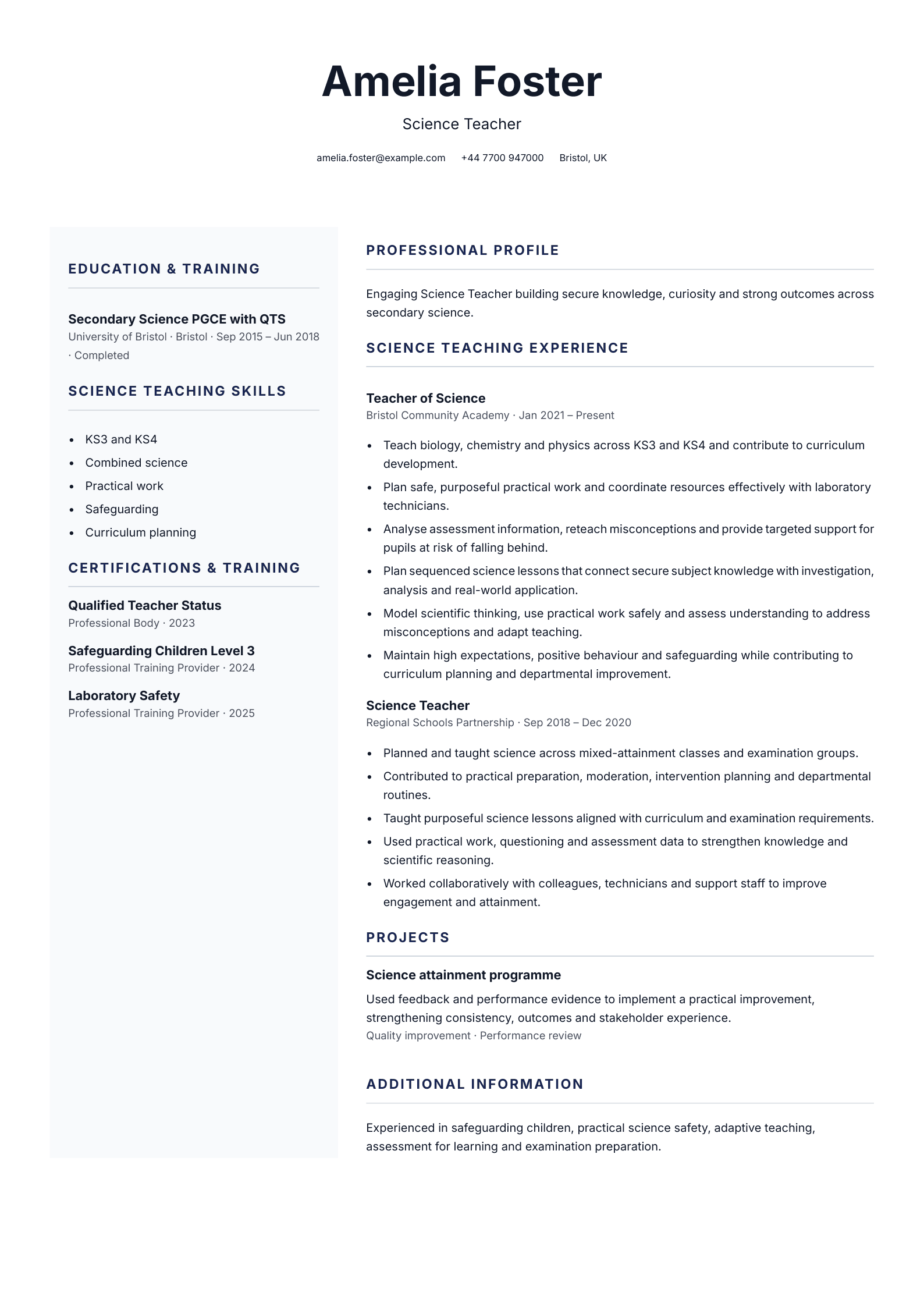 Care coordinator CV