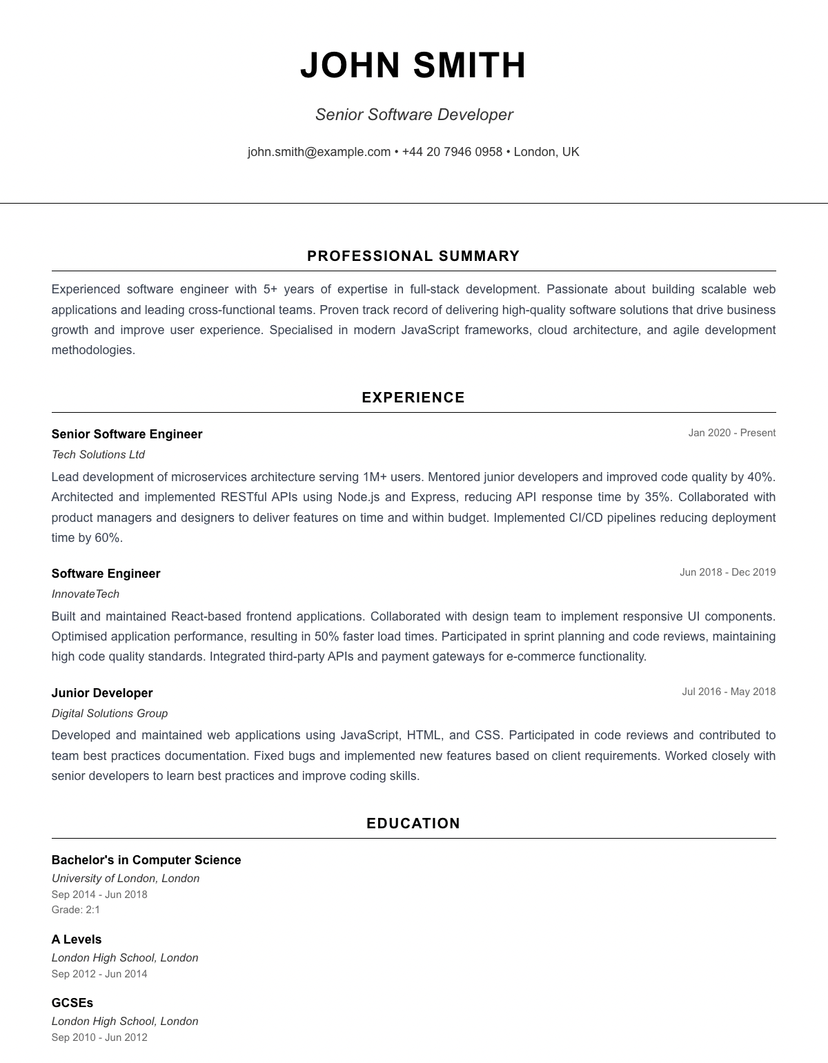 free legal cv template classic legal
